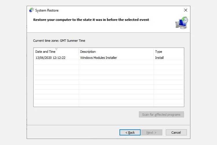 Com corregir l'error d'informació de configuració incorrecta del sistema a Windows 10