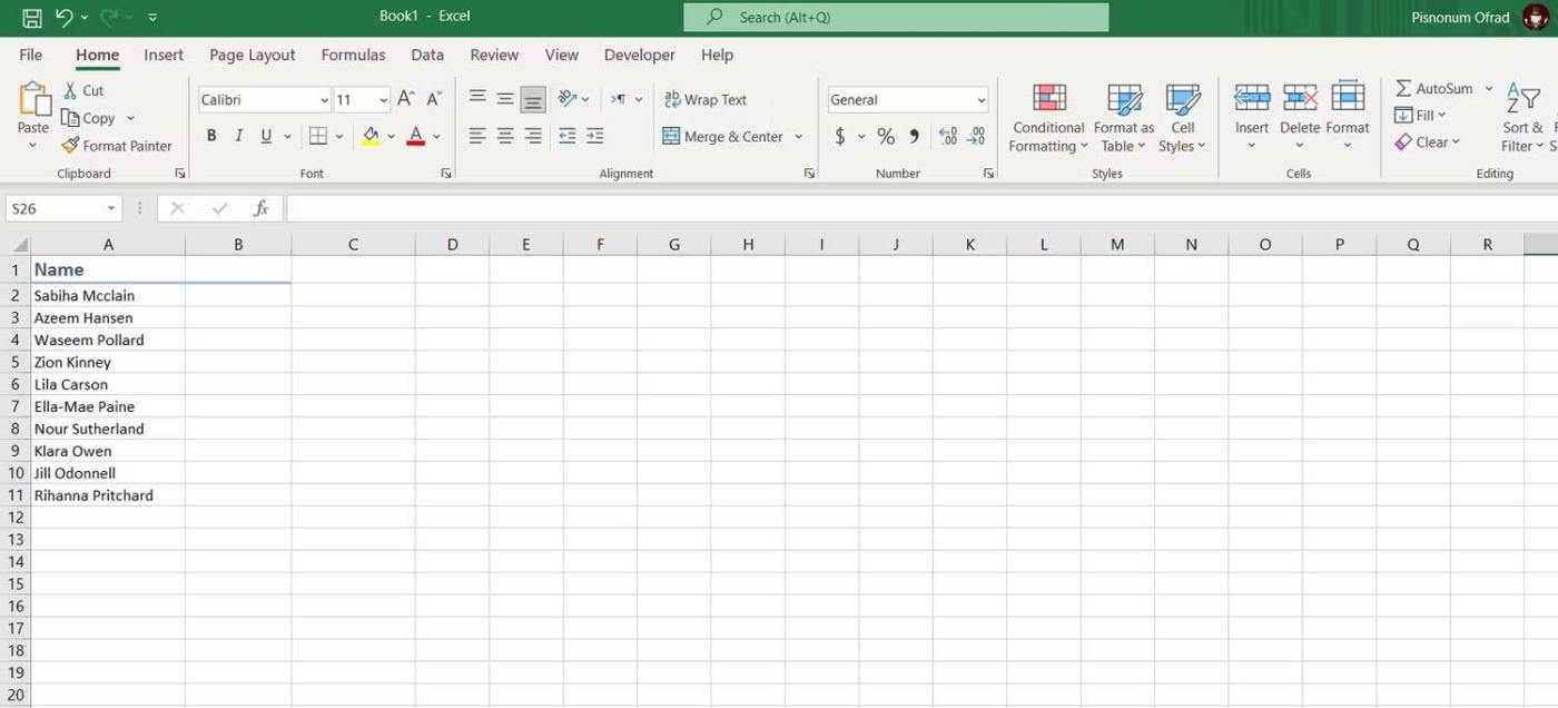 Com ordenar les dades alfabèticament a Excel