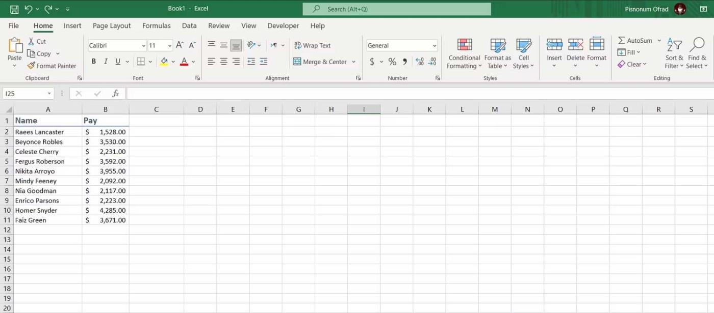 Com ordenar les dades alfabèticament a Excel