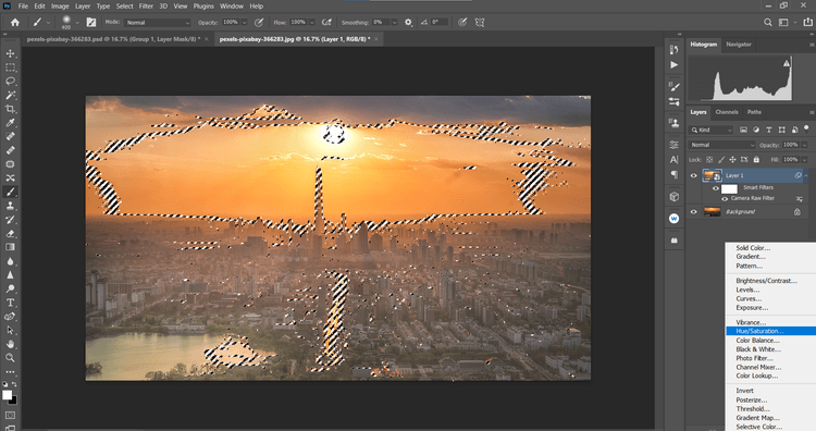 3 maneres d'editar postes de sol a Photoshop