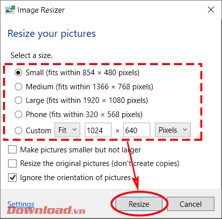 Instruccions per canviar la mida de les fotos de manera molt ràpida amb Microsoft PowerToys