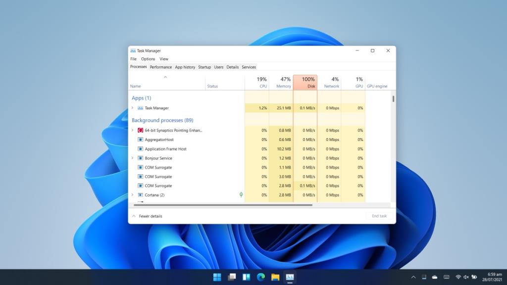 A Feladatkezelő megnyitása Windows 11 rendszeren