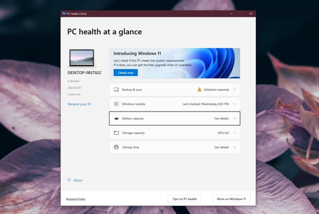 Sjekk systemkompatibiliteten for Windows 11 med Health Check-appen