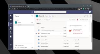 Microsoft Teams kan ikke slette fil (FIKSET)