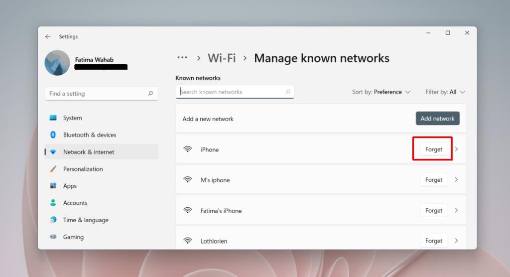 Kuinka liittyä WiFi-verkkoon Windows 11:ssä