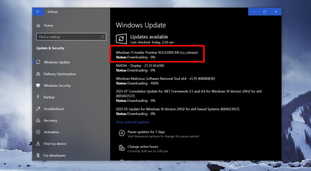 Hvordan laste ned Windows 11 beta