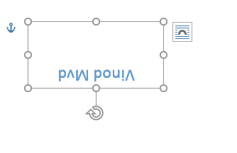 Jak převrátit text v dokumentu aplikace Word 2016 / 2019?