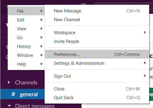 Hvordan slår man Slack fra fra lancering ved opstart på Windows?