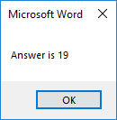 Как да създадете полета за въвеждане и съобщения в документ на Word с VBA?