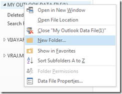 Kuidas luua rakenduses Microsoft Outlook 2013 .pst-faili?
