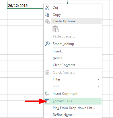 Automatski formatirati ćelije, datume, stupce i retke u programu Excel 2016?