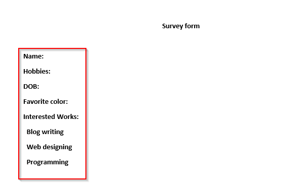 Word Forms: Hogyan lehet egyéni kitölthető űrlapokat beszúrni az Office 2019 / 2016-ba?