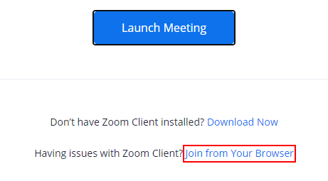 Kuinka liittyä Zoom Meetingsiin verkkoselaimella?