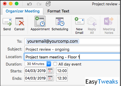 Kako zakazati i poslati Outlook 2019 / 365 ponavljajuće zahtjeve za sastanke, događaje i sastanke?