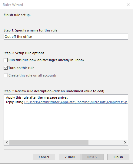 Kako poslati ponavljajuće poruke s automatskim odgovorom u Outlook 2019 / 365/ 2016 kada ste izvan ureda?
