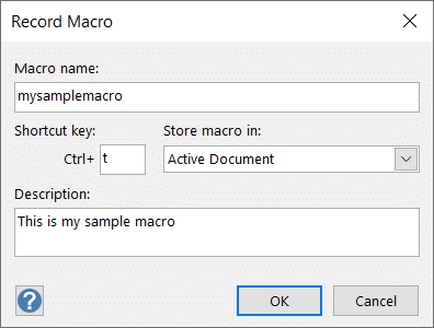 Hvordan lage en makro i Microsoft Visio?