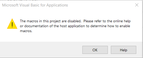 Jak povolit deaktivovaná makra v aplikaci Outlook?