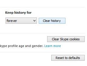 Kuidas vabaneda Skype'i vestluste ajaloost Outlook.com Messengeris?
