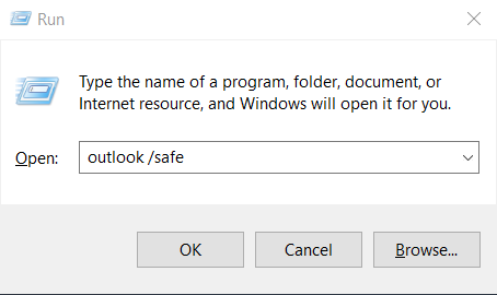 E-post on kinni jäänud?  Outlook 2019 / 365 käivitusprobleemide lahendamiseks kasutage Outlooki /safe switchi ja muid näpunäiteid.