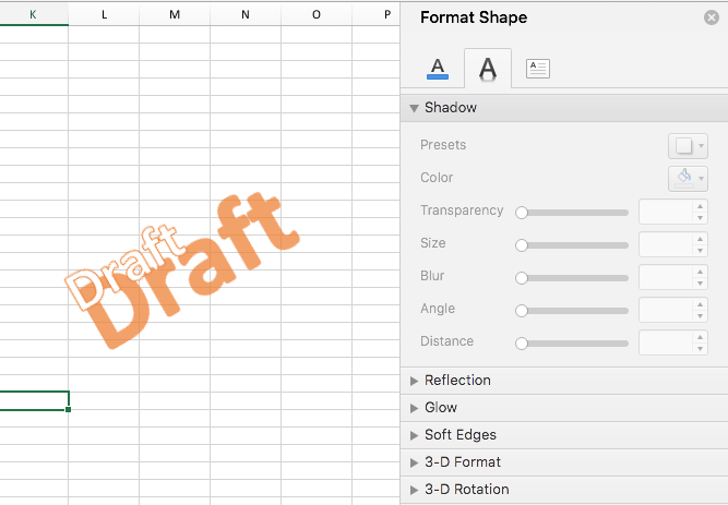 Si të futni filigranë në fletëllogaritëse Excel dhe prezantime në PowerPoint të Office 2016 / 2019?