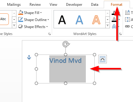 Ako prevrátiť text v dokumente programu Word 2016 / 2019?