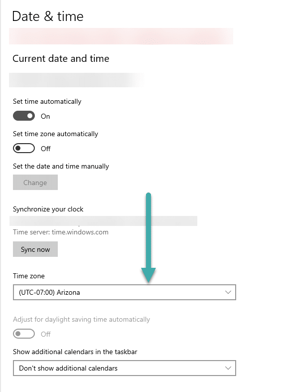 Kako promijeniti datum i vremensku zonu u Microsoft timovima?