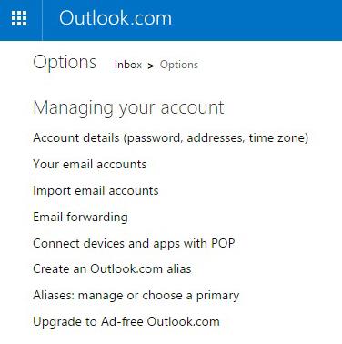 Outlook: nollaa ja vaihda salasanat Office 2019 / 365 / 2016:ssa