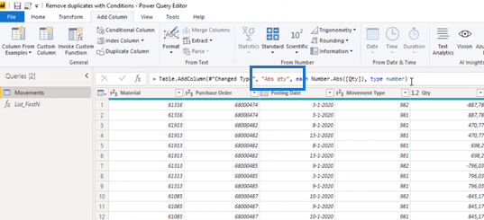 LuckyTemplates Power Query: видалення повторюваних рядків