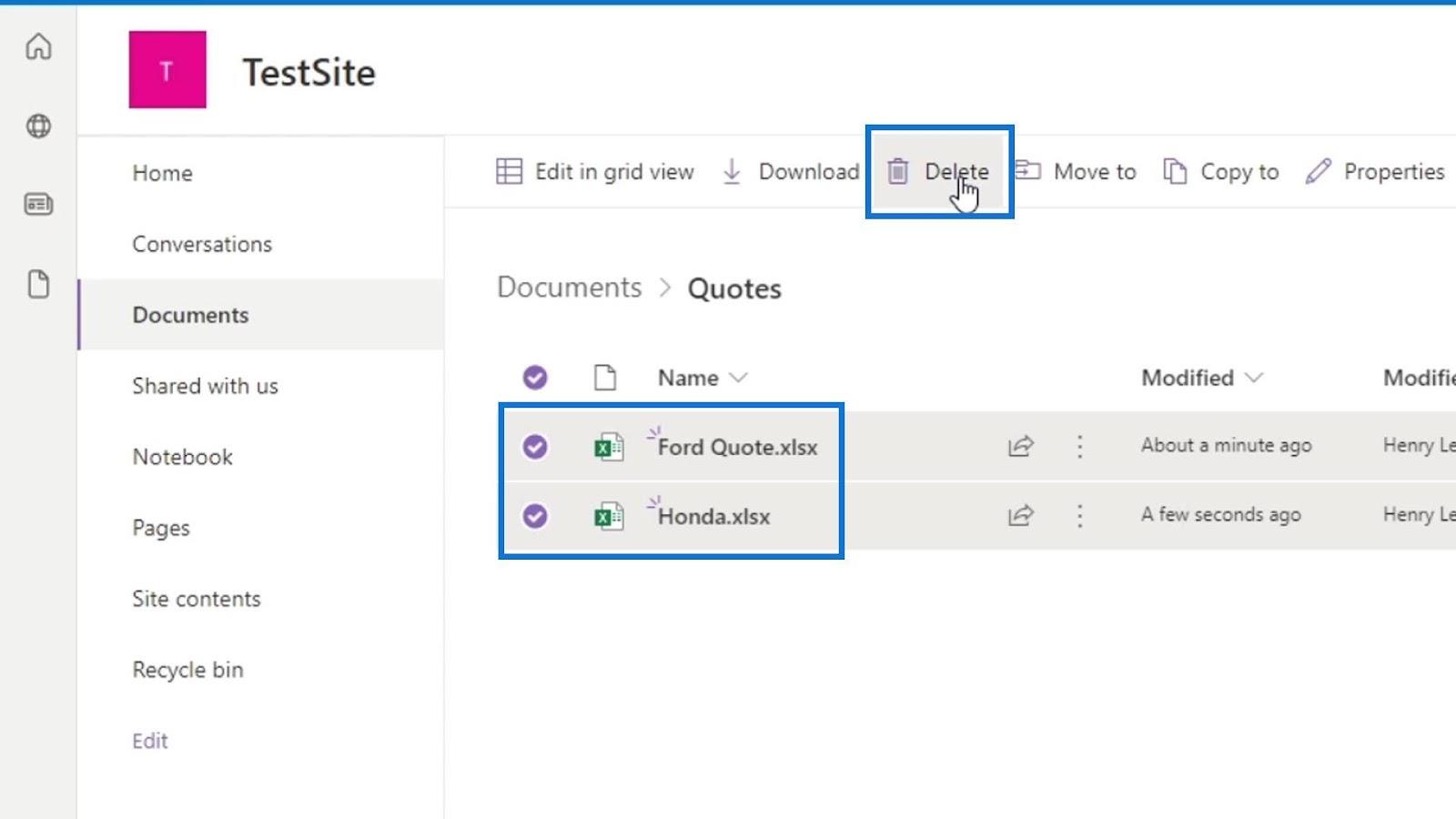 SharePoint-maler for dokumentbiblioteker