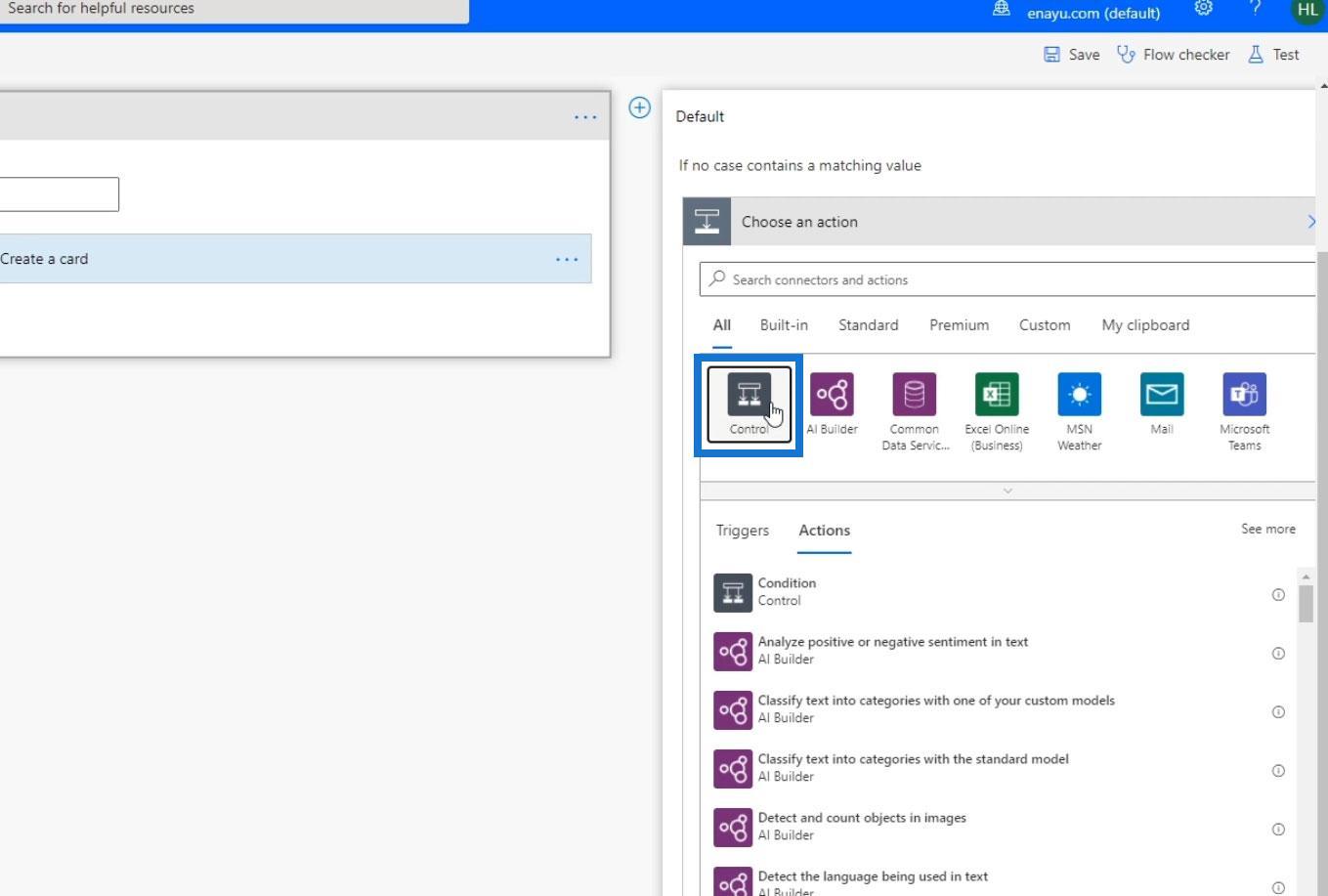 Power Automate Afslut handlingskontrol i flows