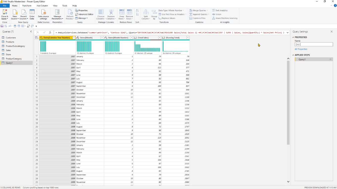 Bruke DAX for å laste inn data fra SSAS til LuckyTemplates