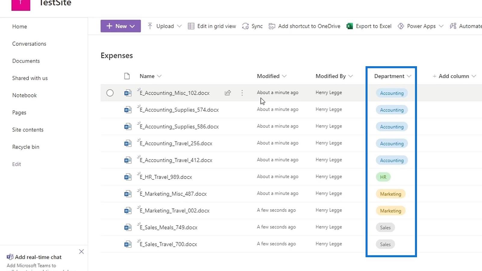 Lägga till dokumentbibliotek i SharePoint