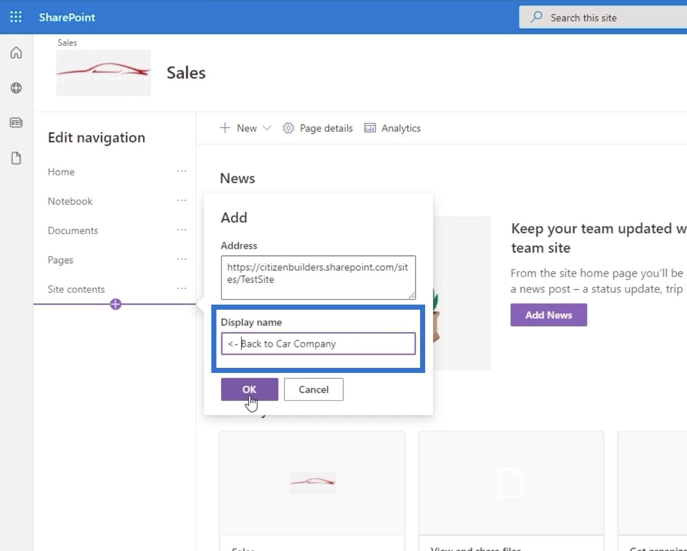 SharePoint Site Navigation Elements: En oversikt