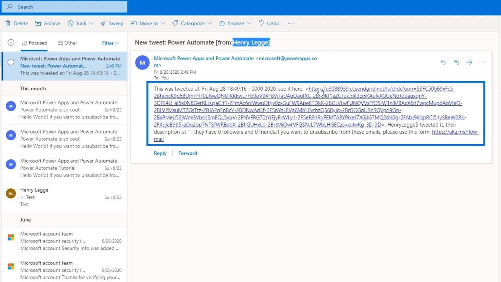 Microsoft Flow Tutorial – Instant vs.  Automatiseret flow