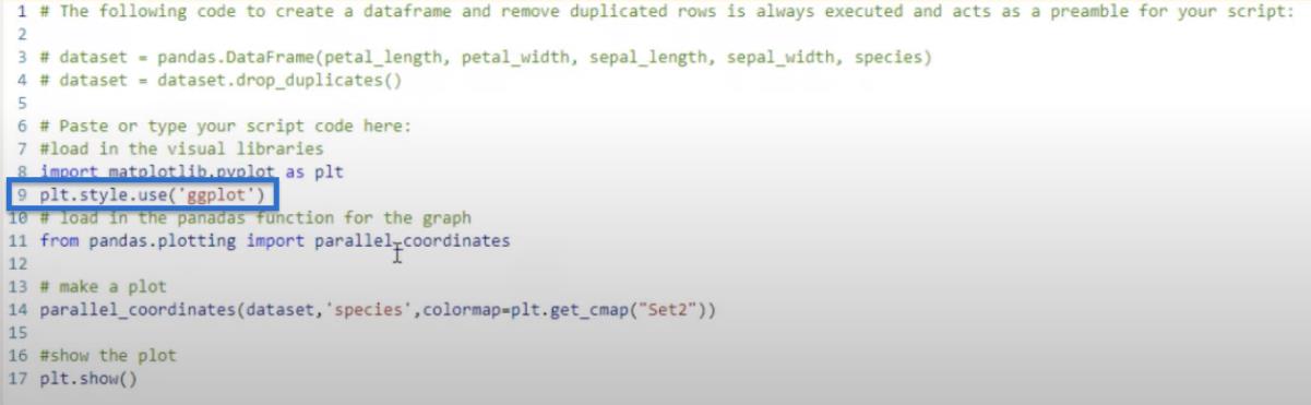 Hur man gör parallella koordinater i Python