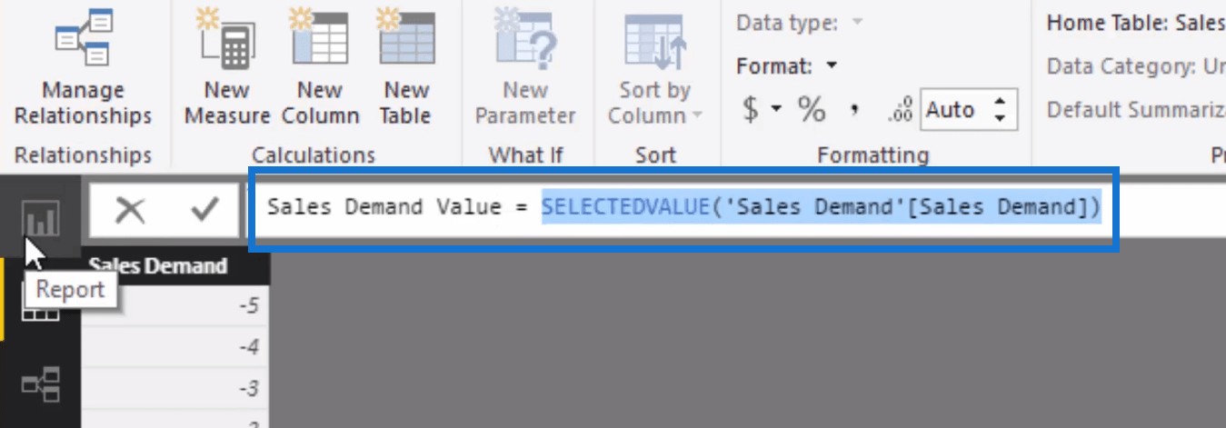 LuckyTemplates 'What-If'-parameterfunktion