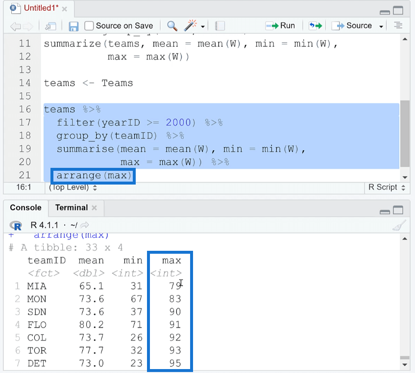 Pipe In R: Tilslutningsfunktioner med Dplyr