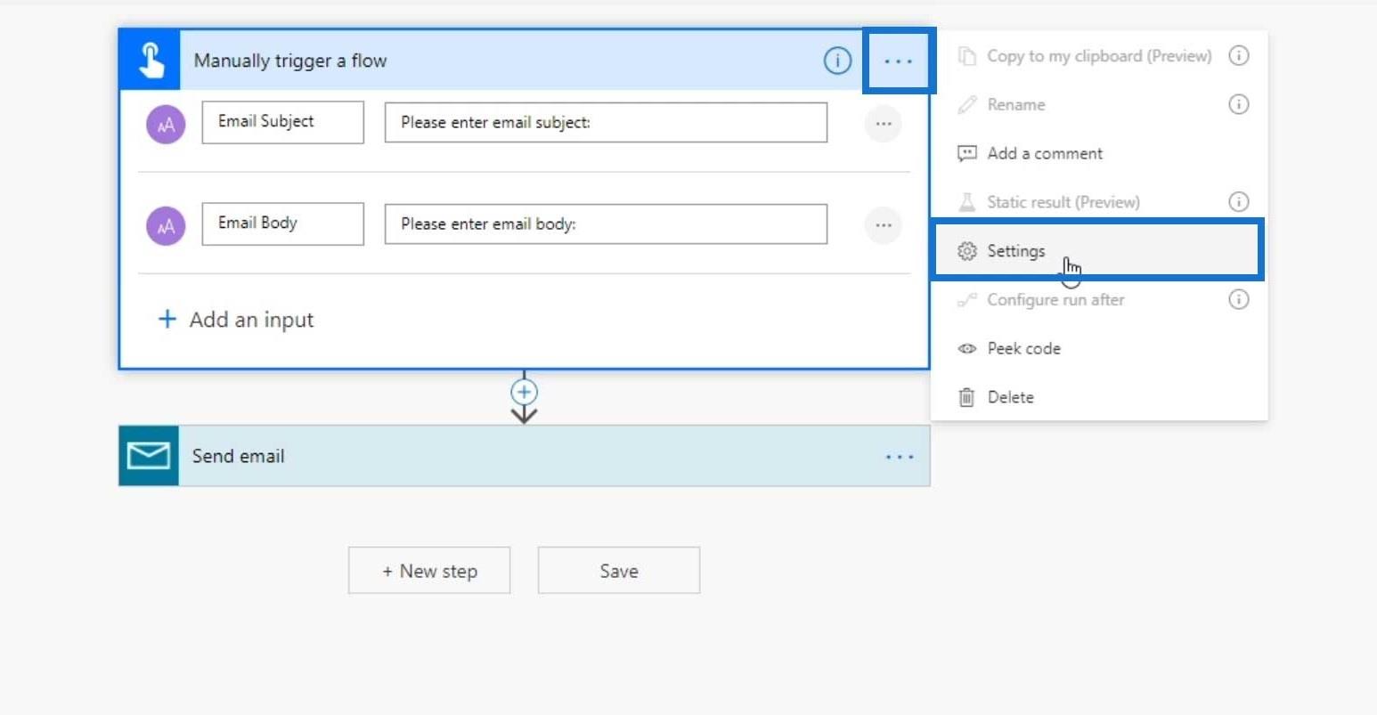 Flytdiagrammer og flytdetaljside i Power Automate