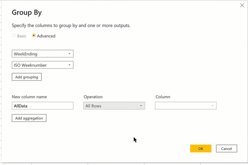 Отримайте значення LuckyTemplates за попередній тиждень за допомогою DAX і Power Query