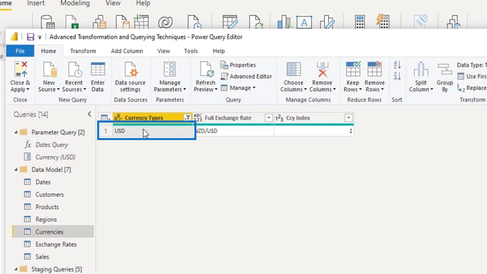 LuckyTemplates Parameters Via Query Editor