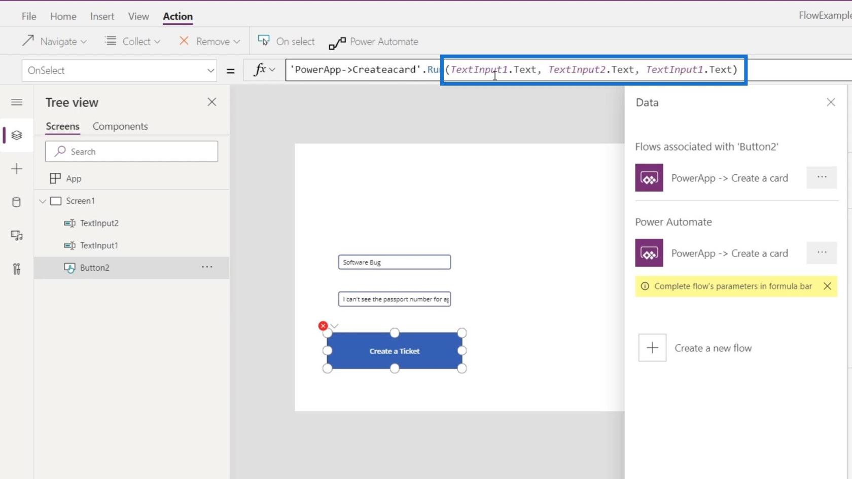 PowerApps-integration i Microsoft Power Automate