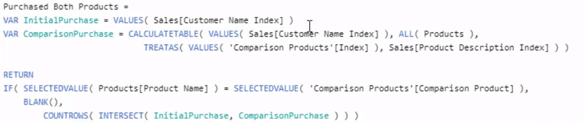 Krydssalgsmatrix i LuckyTemplates ved hjælp af DAX