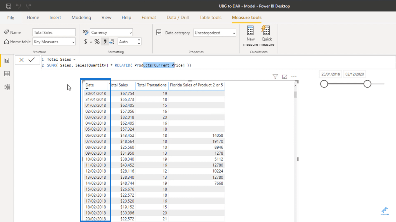 LuckyTemplates og Excel: forskjell i DAX-formler