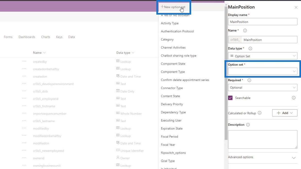 PowerApps űrlap: Mezők hozzáadása és módosítása