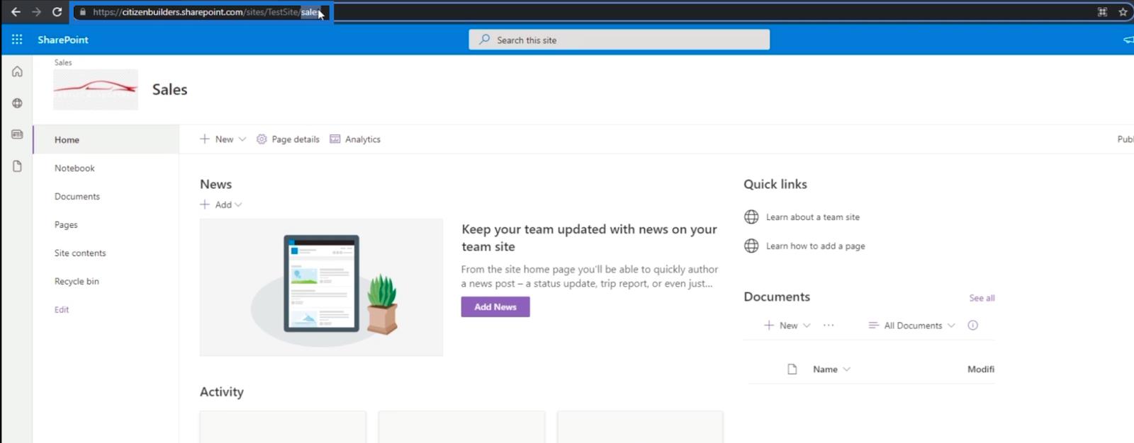 SharePoint Site Navigation Elements: En oversikt