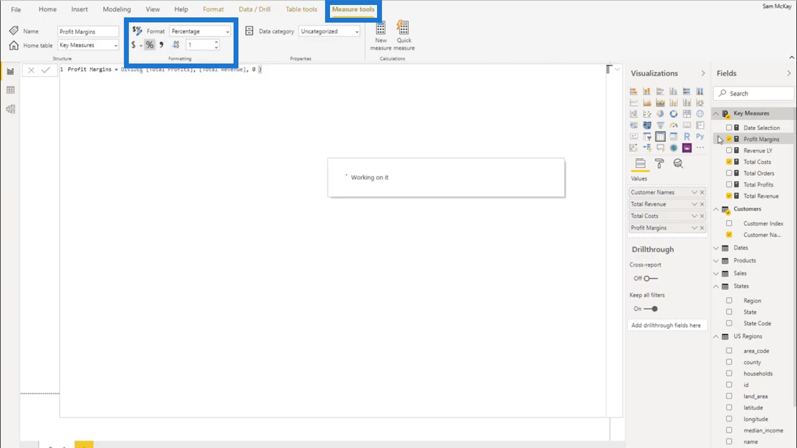 Beregning af dynamiske fortjenestemargener – nem analyse af LuckyTemplates med DAX