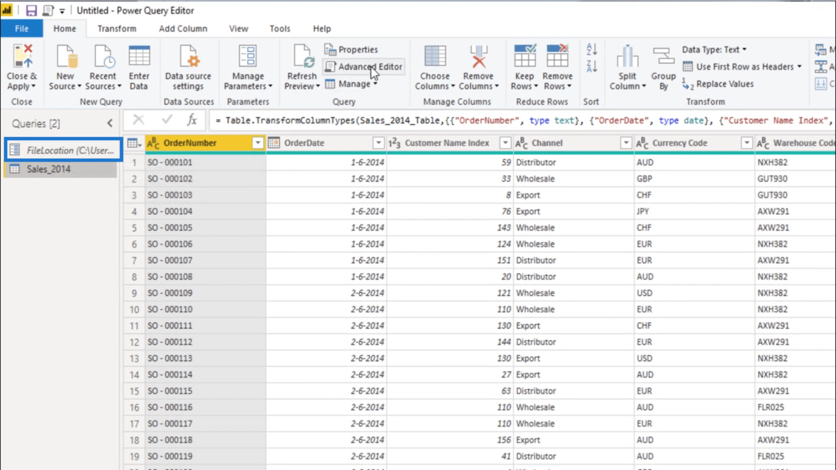 Opret et permanent opdateret øvelsesdatasæt i LuckyTemplates