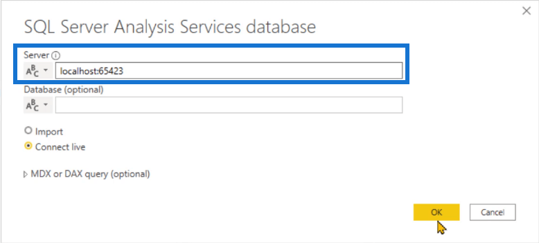 LuckyTemplates-portnummer: Koble LuckyTemplates til SSAS, Excel og C#