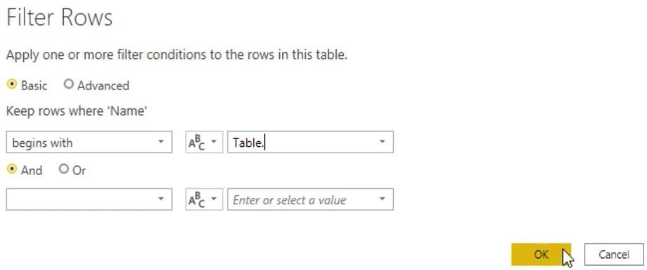 Power Query-funktioner, nyckelord och identifierare