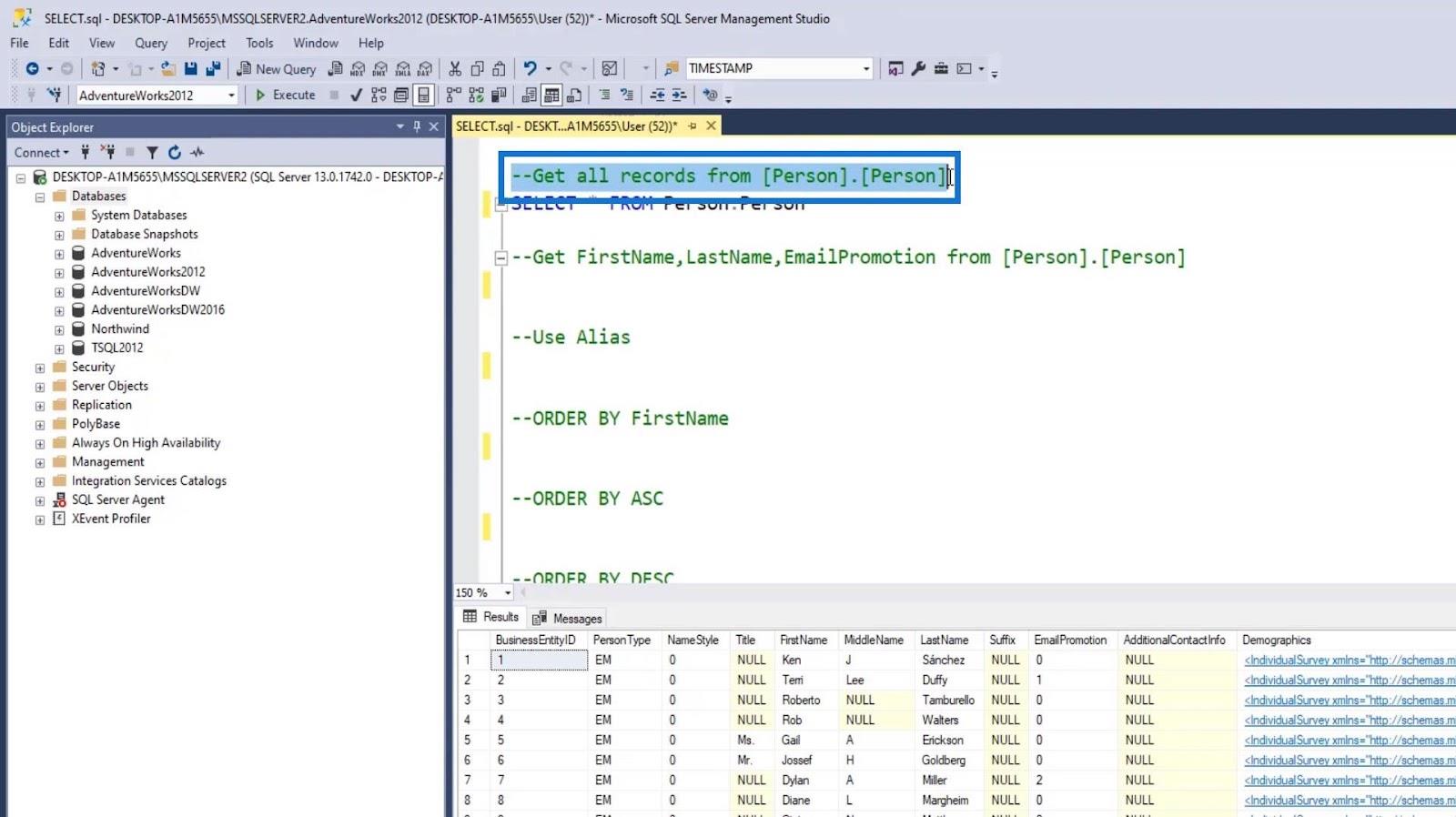 SQL SELECT-setning: en introduksjon